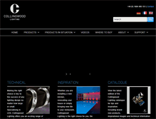 Tablet Screenshot of collingwoodlighting.com